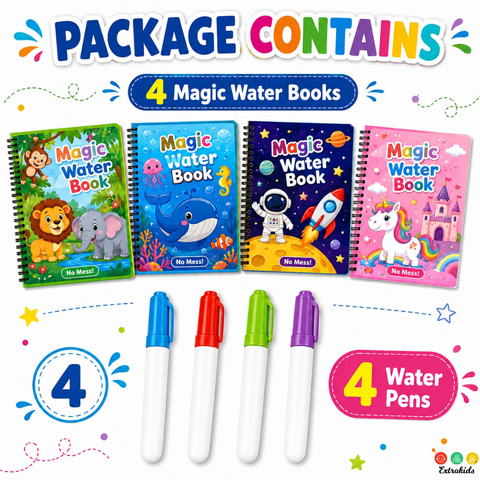 Magic Book Pack Of 4 (Random Design Will Be Shipped) - EKT3906