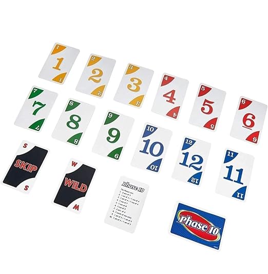 Phase 10 Card Game 2 To 6 Players - EKT3913