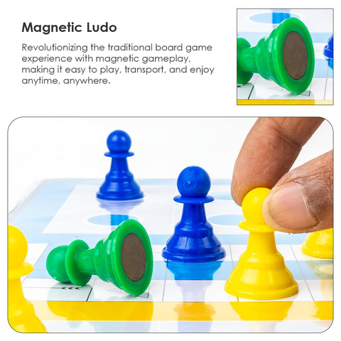 Magnetic Ludo With Snake And Ladders - EKT3941