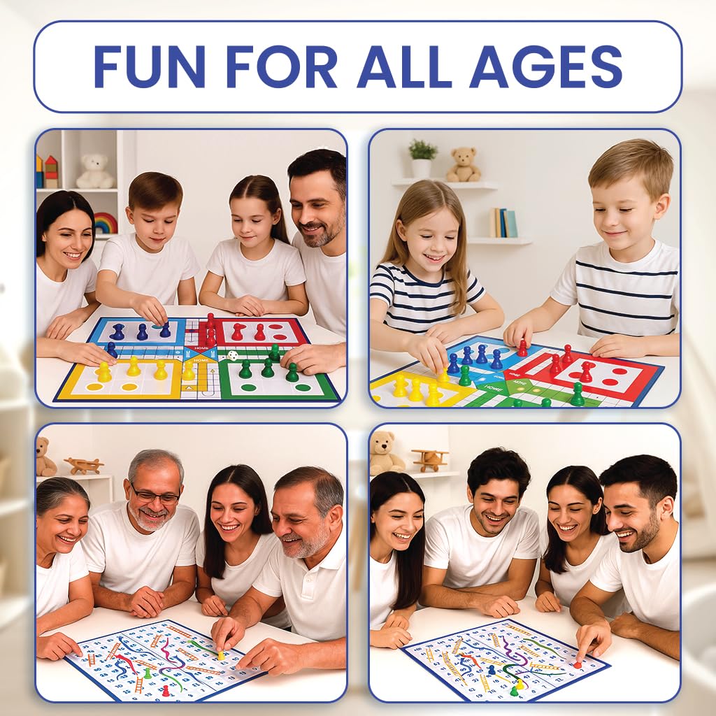Magnetic Ludo With Snake And Ladders - EKT3941