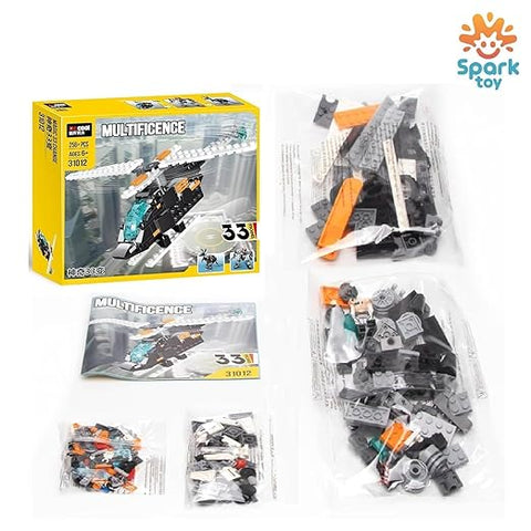 33 In 1 Magic Building Blocks 256+ Pieces - EKT3943