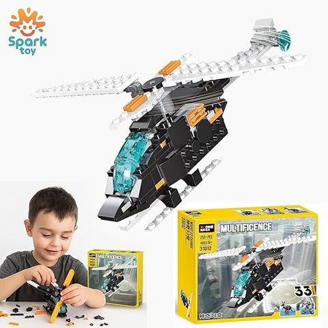 33 In 1 Magic Building Blocks 256+ Pieces - EKT3943