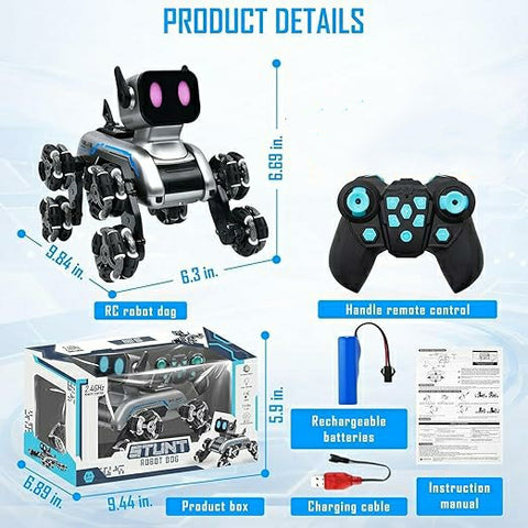Robot Dog 8 Wheel Rc Car - EKT3946