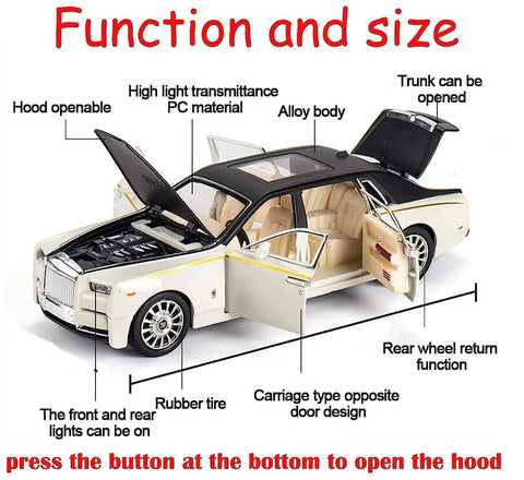 1:24 Die Cast Rolls Royce Phantom - EKT3951