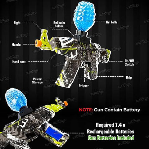 Shooting Gun For Kids With Water Absorbing Bullets - EKT3961