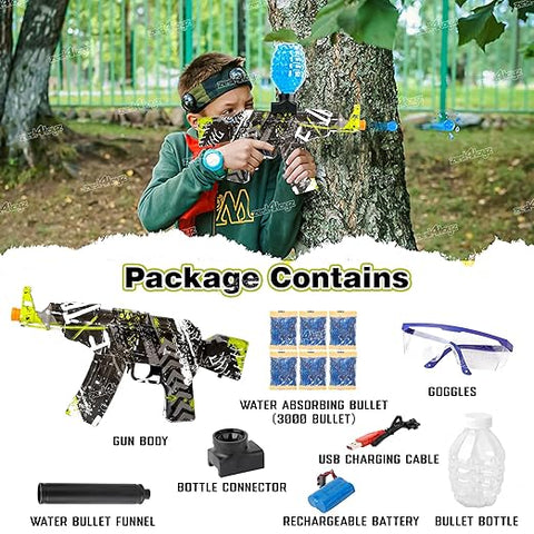 Shooting Gun For Kids With Water Absorbing Bullets - EKT3961