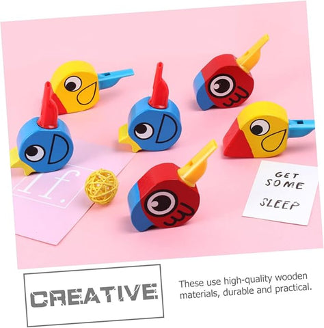 Wooden Bird Whistles For kids Random Design - EKT3965