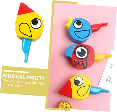 Wooden Bird Whistles For kids Random Design - EKT3965