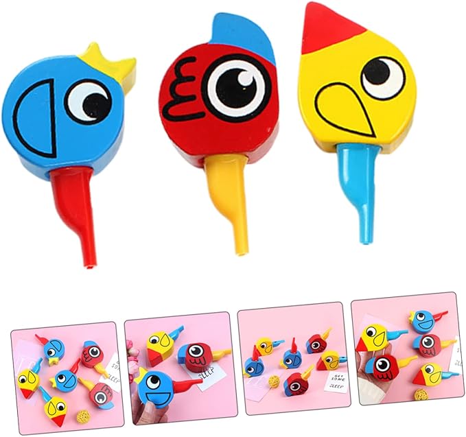 Wooden Bird Whistles For kids Random Design - EKT3965