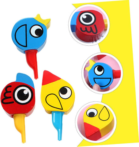 Wooden Bird Whistles For kids Random Design - EKT3965