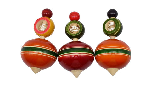 Wooden Hand Spinning Toys 1 Piece - EKT3969