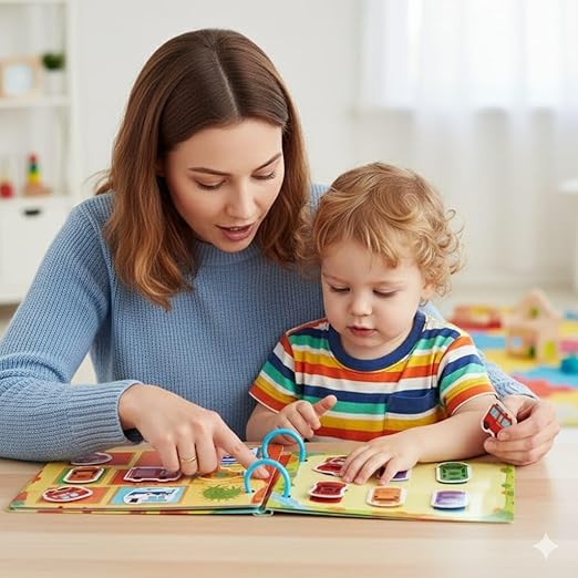 Busy Book For Toddlers Go Vechile And Hello dinosaurus Random design Will Be Shipped - EKT3973