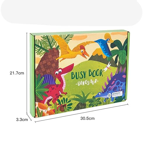 Busy Book For Toddlers Go Vechile And Hello dinosaurus Random design Will Be Shipped - EKT3973