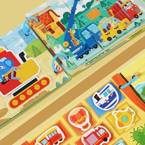 Busy Book For Toddlers Go Vechile And Hello dinosaurus Random design Will Be Shipped - EKT3973