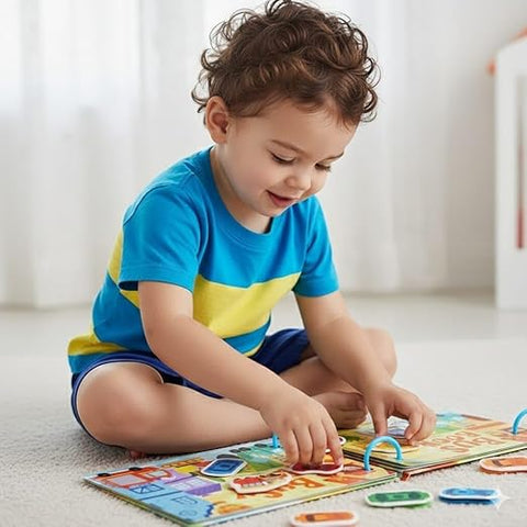 Busy Book For Toddlers Go Vechile And Hello dinosaurus Random design Will Be Shipped - EKT3973