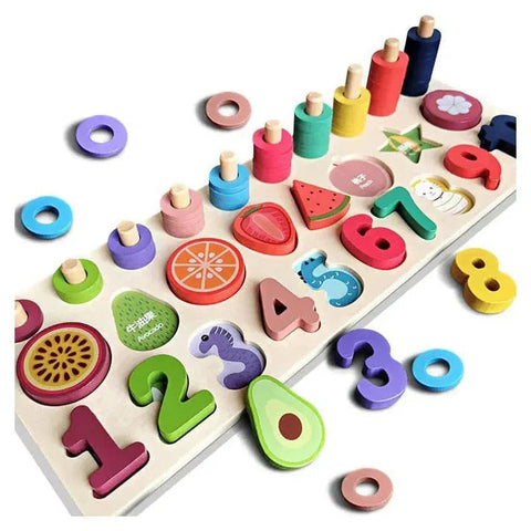 Rainbow Fruit Logarithmic Board - EKT3977