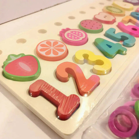 Rainbow Fruit Logarithmic Board - EKT3977