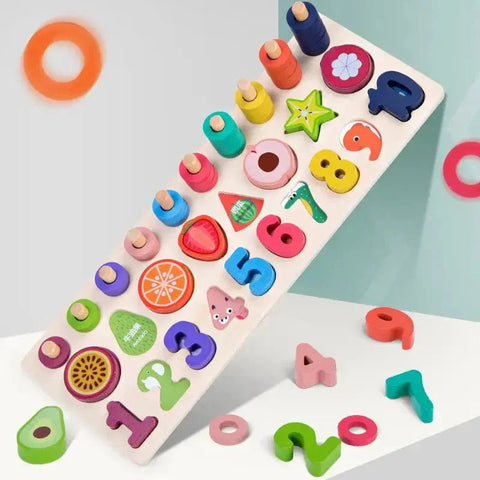 Rainbow Fruit Logarithmic Board - EKT3977