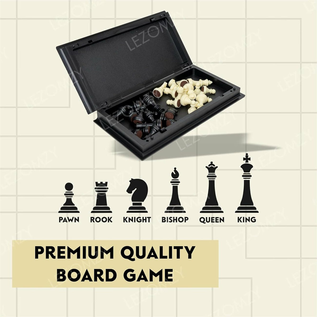 Foldable Mini Magnetic Chess Board - EKT3978