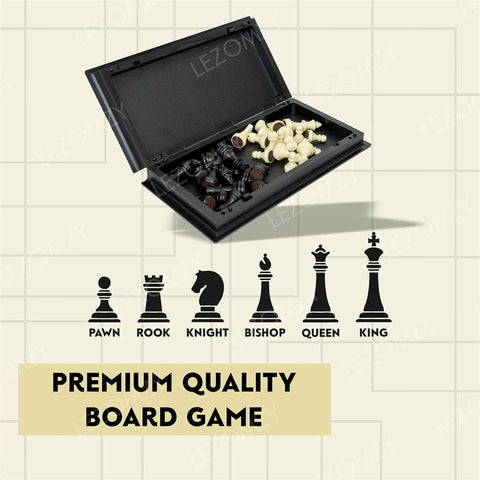Foldable Mini Magnetic Chess Board - EKT3978