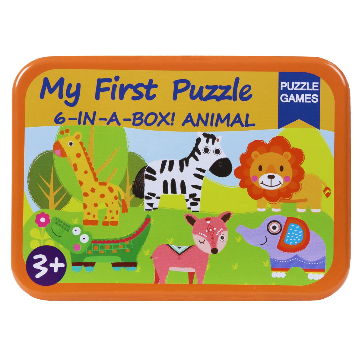 Zigsaw Animal Puzzle 6 In 1 - EKT3980