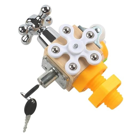 7-in-1 Wooden Busy Cube For Kids - EKT3984