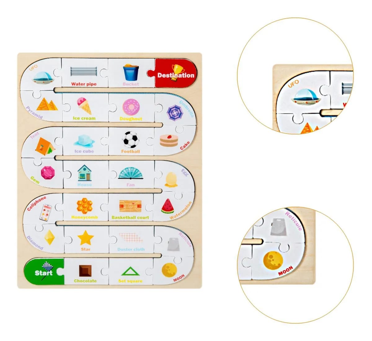 Wooden Jigsaw Puzzle - EKT3987