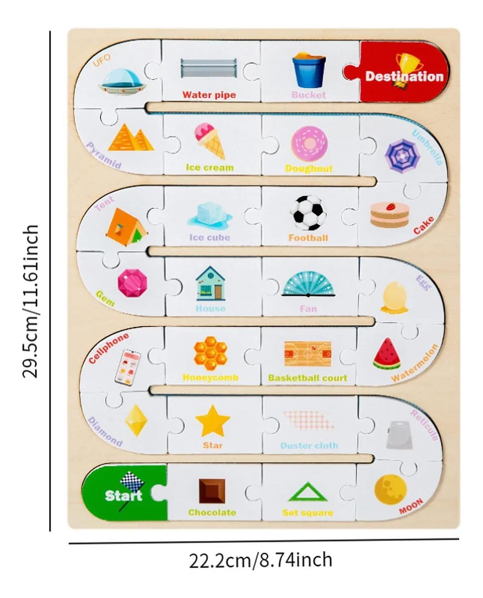 Wooden Jigsaw Puzzle - EKT3987