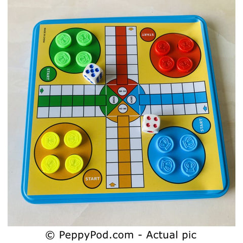 Magnetic 2 In 1 Ludo And Snake N Ladder Game - EKT3991