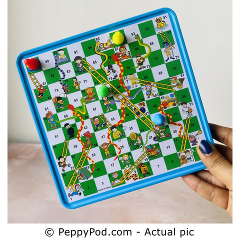 Magnetic 2 In 1 Ludo And Snake N Ladder Game - EKT3991