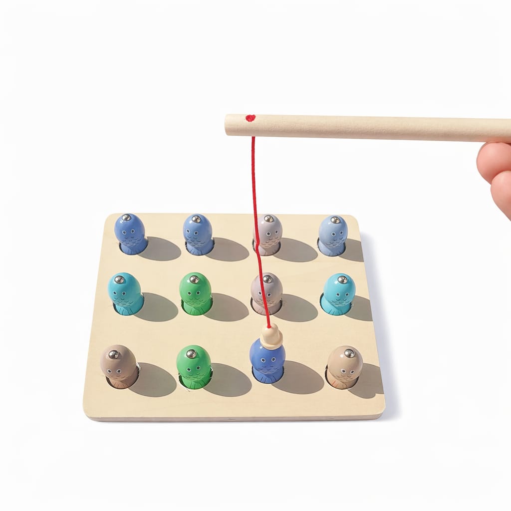2 In 1 Magnetic Fishing And Four Color column Game - EKT3992