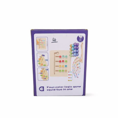 2 In 1 Magnetic Fishing And Four Color column Game - EKT3992