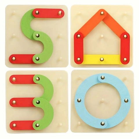 Wooden Change Collage ABCD - EKT3998