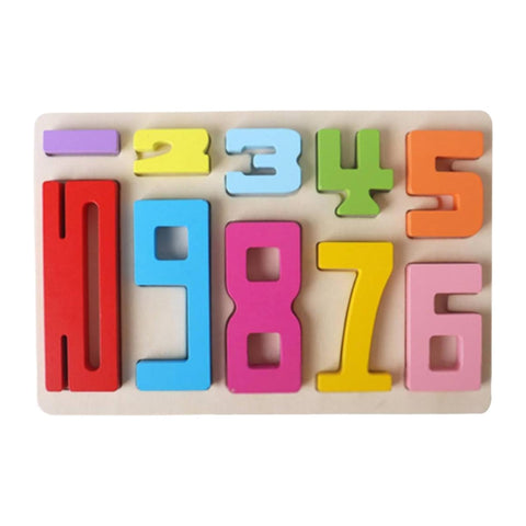 Wooden Number Puzzle - EKT4000