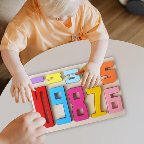 Wooden Number Puzzle - EKT4000