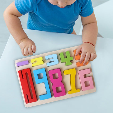 Wooden Number Puzzle - EKT4000