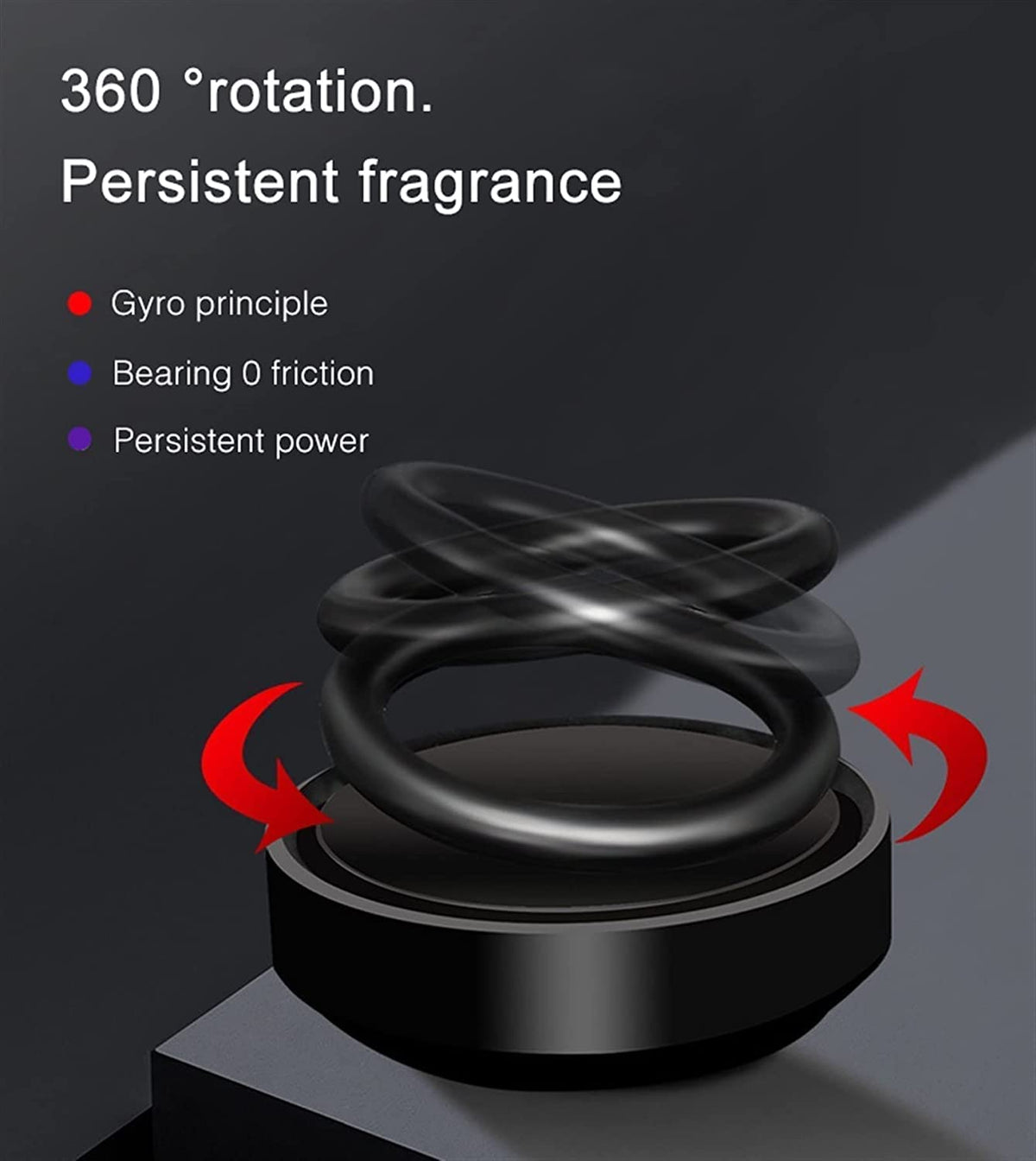 Solar Power Car Aroma 360 Degree - EKT4001