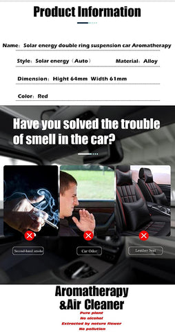 Solar Power Car Aroma 360 Degree - EKT4001