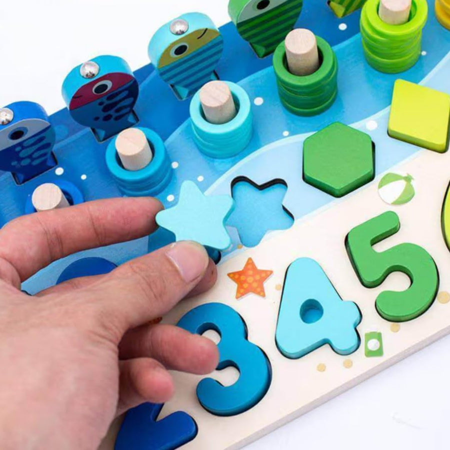 Six In One Matching Logarithmic Board - EKT4002