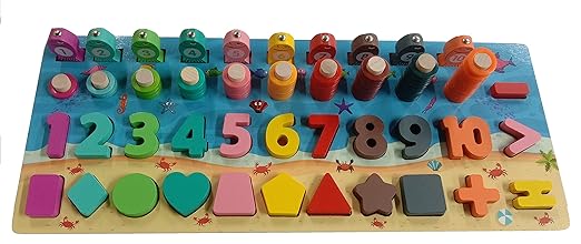 Six In One Matching Logarithmic Board - EKT4002