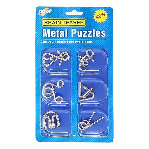 3D Interlocking Metal Brain Teaser - EKT4013