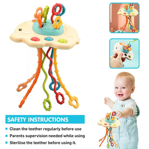 Pull String Toy For Babies Random Design - EKT4019