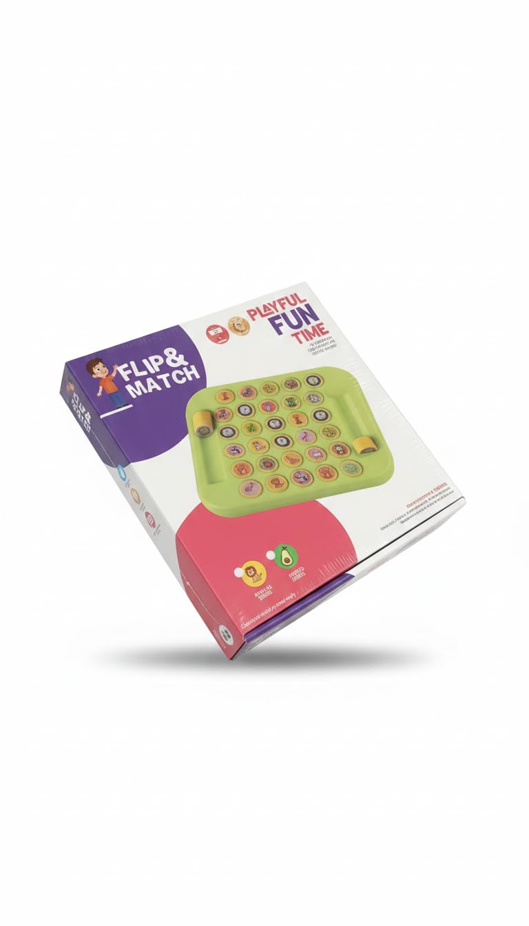 Animal And Fruits Flip N Match - EKT4020