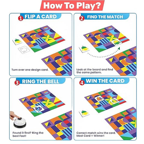 Braintastic Match Pop Fast Matching Game for Kids | Improves Focus, Pattern Recognition & Observation