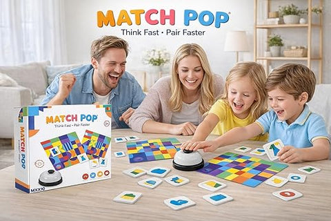 Braintastic Match Pop Fast Matching Game for Kids | Improves Focus, Pattern Recognition & Observation