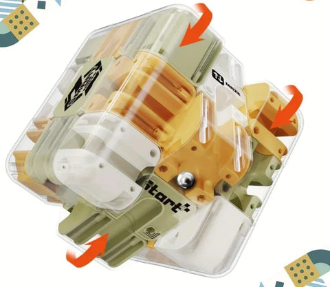Transparent 3D Maze Puzzle Cube - EKT4027