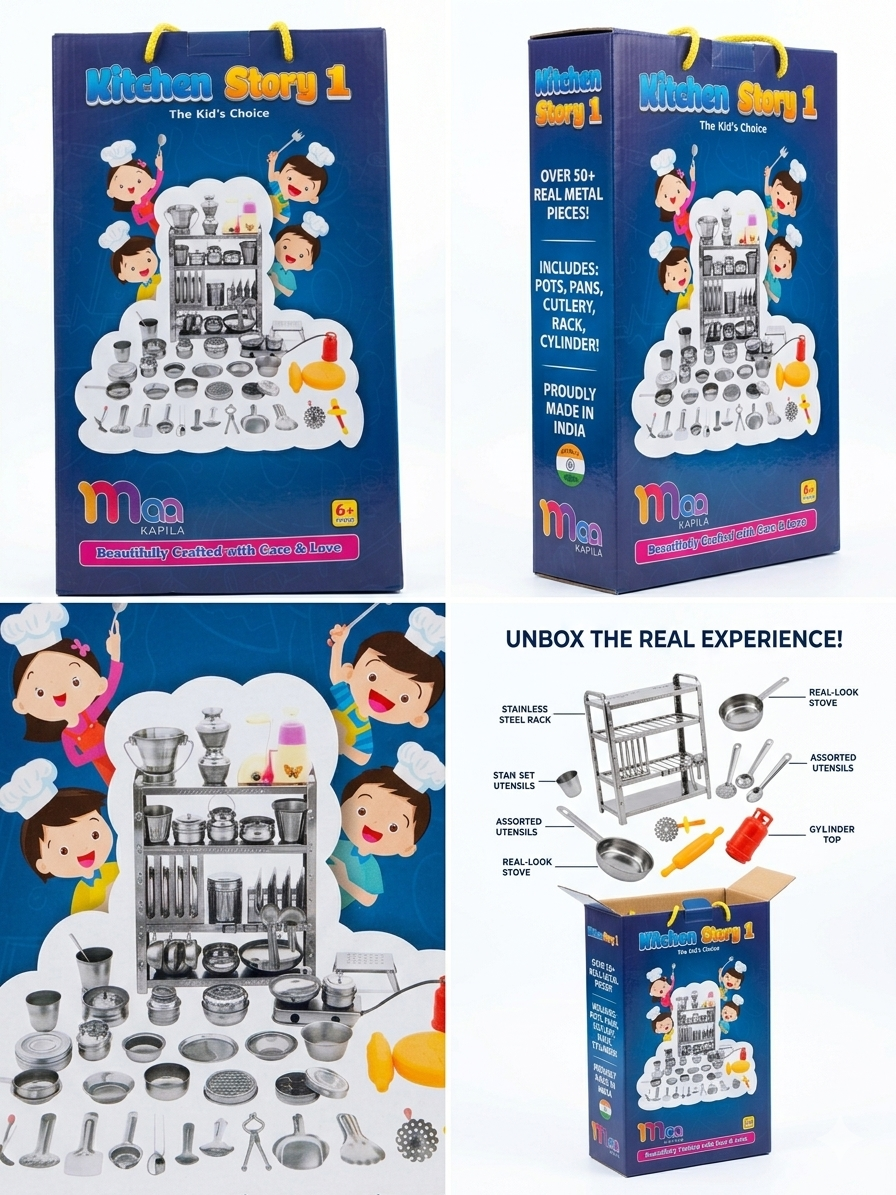 Creative Cooking Play Set | Kitchen Set Story 1 - EKT4028