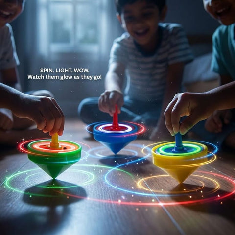 Fun LED Spinning Toys for Kids - EKT4036