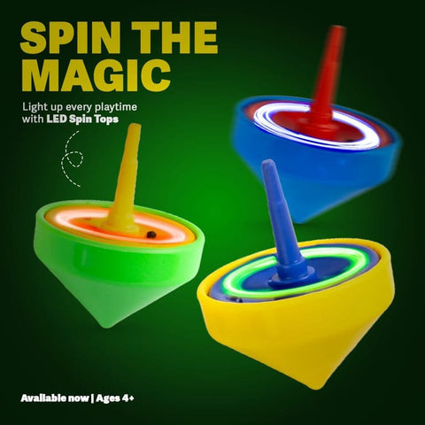 Fun LED Spinning Toys for Kids - EKT4036