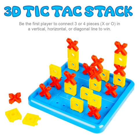 3D Tic Tac Stack Strategy Board Game - EKT4037
